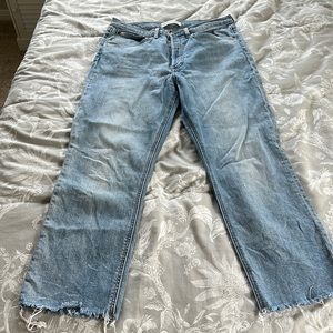 Denim Forum Arlo High Rise Straight 28L - Size 32